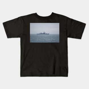 L.É. ORLA  anchored in the bay of Bray. Kids T-Shirt